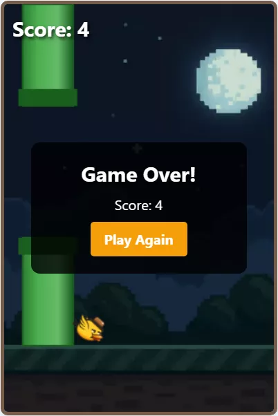 New Flappy Bird Unblocked Game Bird Crash Scene